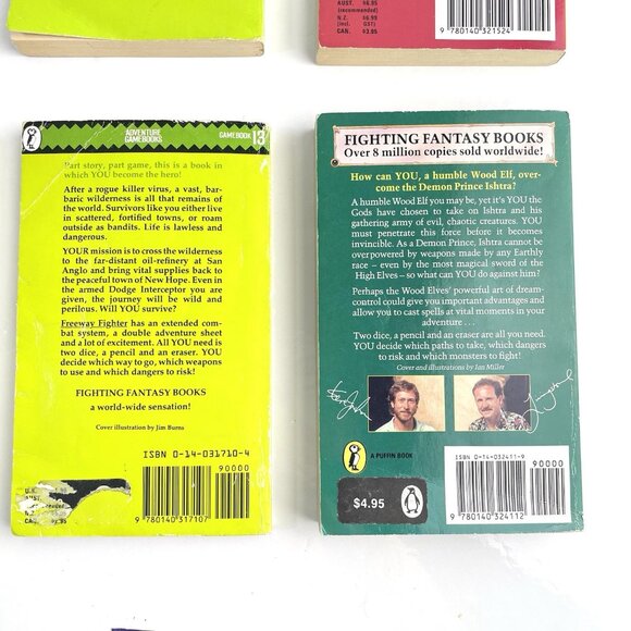 Fighting Fantasy Books Two Player Clash Of The Princes Warlocks Way Warriors Way - Picture 11 of 16